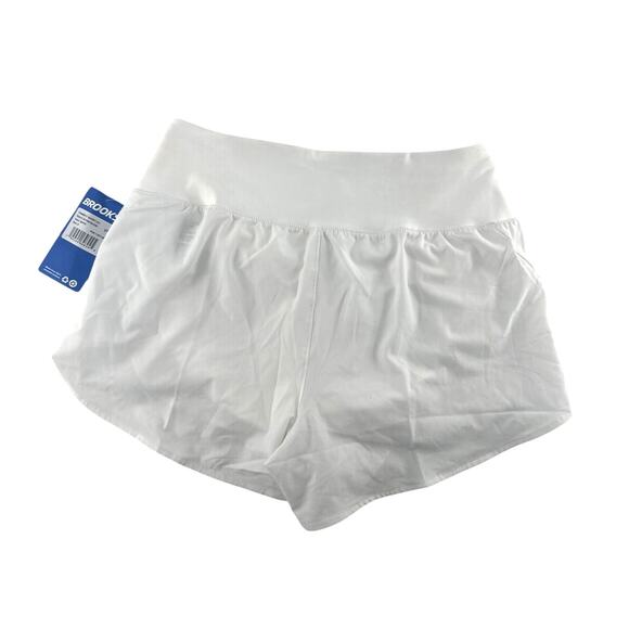 Brooks Women's White Chaser 2.0 Running 3" Shorts Size S - Picture 7 of 10